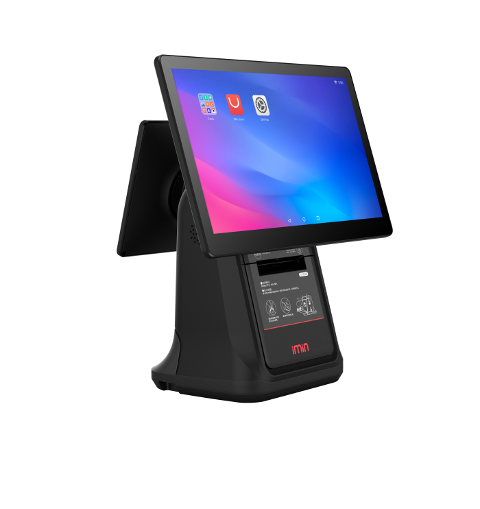 POS терминал iMIN D4 dual + принтер  (дисплей15.6 дюймів + 10.1 дюймів)
