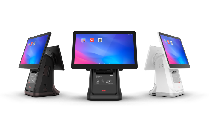 POS терминал iMIN D4 dual + принтер  (дисплей15.6 дюймів + 10.1 дюймів)