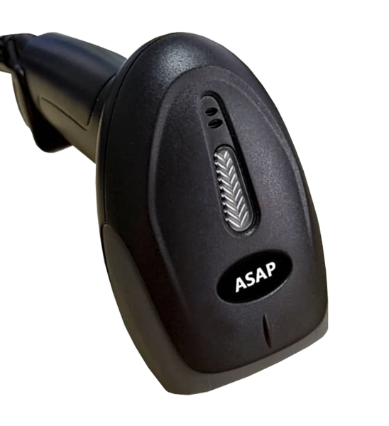 Ручний сканер штрих коду ASAP POS E10 з підставкою